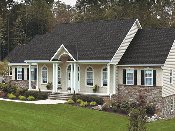 black shingles installed on roof roofing albany ny